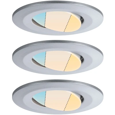 Imagen de Paulmann Calla giratorio on/off 9cm CCT 3 ud cromo