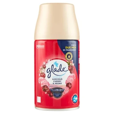 Imagen de Glade Automatic Spray Recarga Ambiental, Aroma Luscious Cherry &amp; Peony, 1 de 269 ml