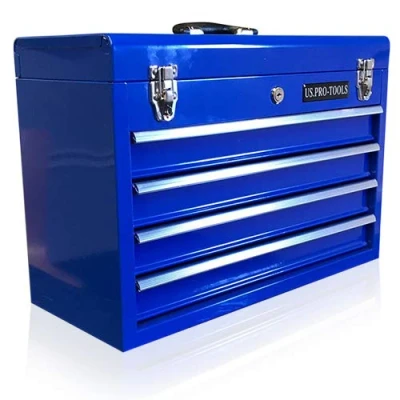 Imagen de US PRO Tools Caja de herramientas con 4 cajones (portátil), color azul
