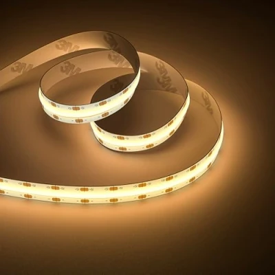 Imagen de OULARA Tira LED COB USB 5V Blanco Cálido 2700K 3m,Regulable 960ledes Flexible con Función de Memoria para iluminación Fondo TV,Dormitorio,Espejo