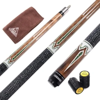 Imagen de CUESOUL 58 Pulgadas 19 Oz Medio Articulado de Arce Billar Pool Cue (CSTB001U)