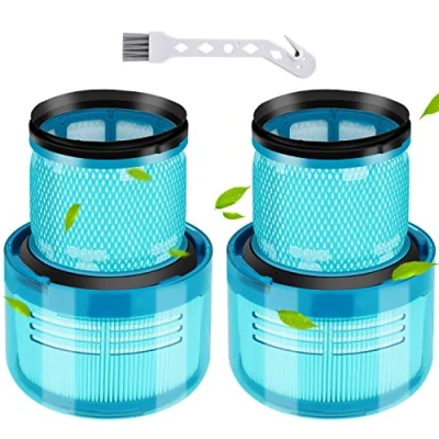 Imagen de Rebirthcare 2 Piezas V15 Detect Filtro Accessori para Dyson V11 SV14 SV17 SV22 Absolute Complete Animal Extra Pro Torque Drive Aspiradora Filtros de Repuesto, Reemplaza No.DY 970013 02