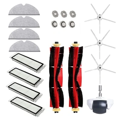 Imagen de Kit de accesorios repuesto para aspiradoras Xiaomi Roborock S6 S60 S65 S5 MAX T6, paquete cepillo rodillo, lateral, filtro hepa, paño fregona, núcleo agua y rueda guía