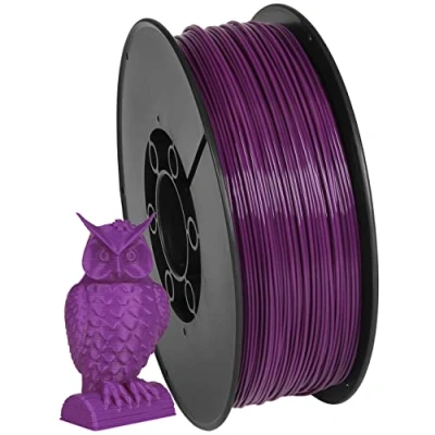 Imagen de Filamento PLA de 1,75 mm (hilo) para impresoras 3D MADE IN EU (1 kg, Morado oscuro)