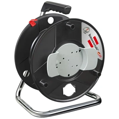 Imagen de Brennenstuhl Garant G 290 enrollacables sin cable / carrete de vacío (plástico especial, fabricado en Alemania, diámetro mm) negro