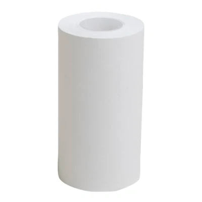 Imagen de Exacompta Ref. 40862E Caja de 120 bobinas para billetes tarjeta bancaria, 57 x 30 mm, 9 m, 1 pliegue térmico 55 g/m2, sin fenol, color blanco