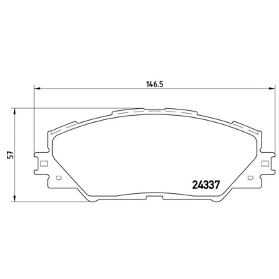 Imagen de MAGNETI MARELLI 363700483071 Juego de pastillas freno sin contacto aviso desgaste TOYOTA: Auris Hatchback, Familiar
