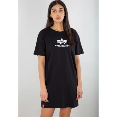 Imagen de Alpha Industries LONG WMN Vestido ligero, Mujer, Talla: Medium, Black