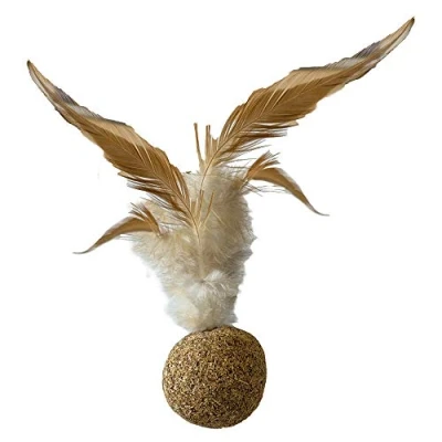Imagen de Croci Euphoria Bola con Pluma Silvervine 3 cm