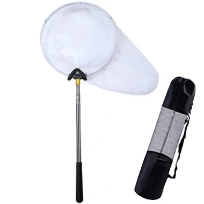 Imagen de Elcoho Red telescópica de acero inoxidable con bolsa almacenamiento extensible 15 a 59 pulgadas