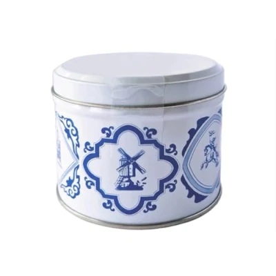Imagen de Daelmans Stroopwafels gofres de caramelo en lata azul Delft 330 g por Auténticos holandeses