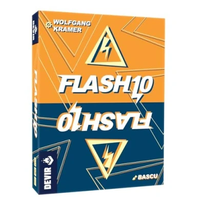 Imagen de Devir Flash 10, Pocket, Juego de Mesa Cartas, con Amigos, Frenético y Divertido Entretenido Amigos (BGFLML)
