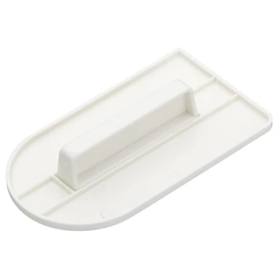 Imagen de KitchenCraft Sweetly Does It Cake Icing Smoother for Fondant, Sugarpaste, and Marzipan, Alisador de plástico para glaseado tartas con mango, 9 x 12 16 cm, 1 unidad