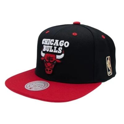 Imagen de Mitchell &amp; Ness NBA/HWC Special Snapback Chicago Bulls, Negro/Rojo