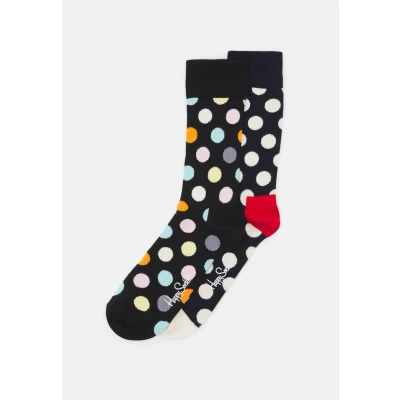 Imagen de Happy Socks Classic BIG DOT Unisex 2 PACK Calcetines, Talla: 36 40, Black multi