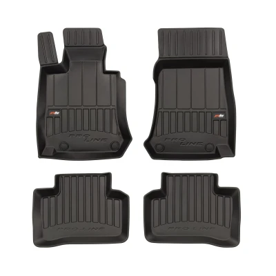 Imagen de FROGUM 3D407770 Juego de alfombrillas suelo Caucho delante y detrás 4 negro Adaptado MERCEDES BENZ: GLC SUV