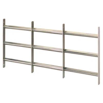 Imagen de Alberts 553708 Rejilla para ventana Venlo, extensible, galvanizada azul, 450 x 700 1050 mm