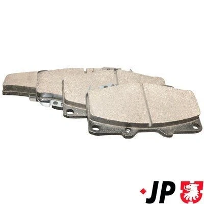 Imagen de JP GROUP 1163607310 Juego de pastillas freno Eje delantero con avisador acústico desgaste TOYOTA: Land Cruiser Prado 90, 80