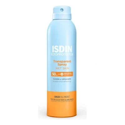 Imagen de Isdin Fotoprotector Transparent Spray Wet Skin Spf 50 100 Ml