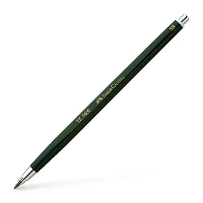 Imagen de Faber Castell 139403 Lápiz mecánico (Negro, Verde, De plástico, 3B)