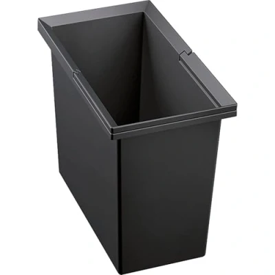 Imagen de BLANCO Cubo de basura 19 litros, apto para sistema separación basura, plástico antracita
