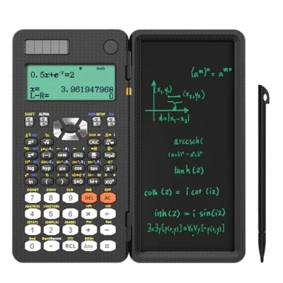 Imagen de NEWYES Calculadora Científica de Ingeniería con Tableta Escritura, Batería Solar, 991ES plus actualizada 417 funciones