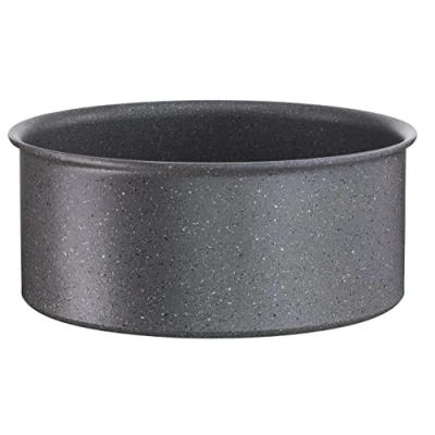 Imagen de Tefal Ingenio Cacerola (16 cm, 1,5 L, inducción, revestimiento antiadherente, apilable, apto para lavavajillas, fabricado en Francia, Natural Force L3962802, negro