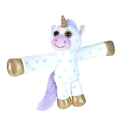 Imagen de Wild Republic Huggers Pulsera de peluche unicornio (20 cm), diseño lunares , color/modelo surtido
