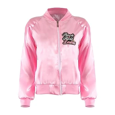 Imagen de I LOVE FANCY DRESS Chaqueta Rosa para Mujeres Estilo Rock N Roll(XL)