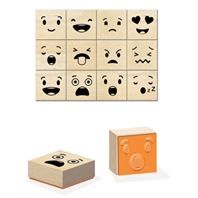 Imagen de Créa Lign&#039; Sellos Madera Emotions