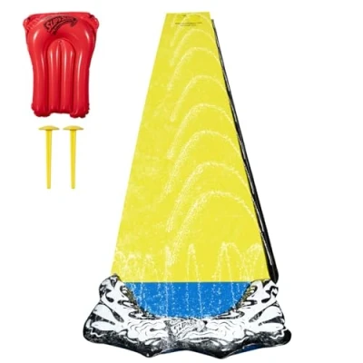 Imagen de Wham O Slip N Slide Wave Rider 548.64cm con Boogie, Juguetes de Verano al Aire Libre para niños 5 a 12 años, Fiestas en el jardín