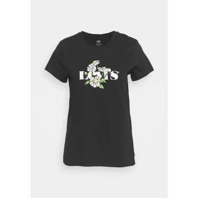 Imagen de Levi&#039;s THE Perfect TEE Camiseta estampada, Mujer, Talla: XS, Black