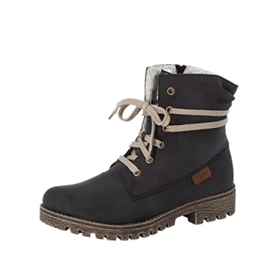 Imagen de Rieker Botines con cordones, Mujer, Talla: 43, Atlantic/mogano Zapatos