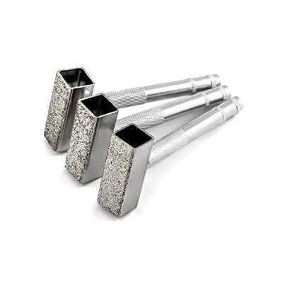 Imagen de QWORK® 3 Piezas Rectificador de Muelas Diamantado, Piedra Rectificadora para Fresar y Desbastar Ruedas, 45 x 15 mm Cabezal