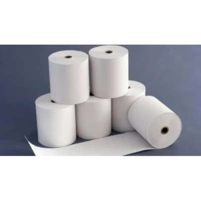 Imagen de Apli Térmico Pack de 8 Rollos Papel, Blanco, 57 x 40 12 mm
