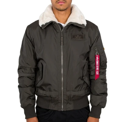 Imagen de Alpha Industries B153 TT Chaqueta de invierno, Hombre, Talla: Medium, Black olive