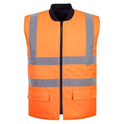 Imagen de Portwest Chaleco De Calor Alta Visibilidad Reversible , Tamaño: 5XL, Color: Naranja, S469ORR5XL