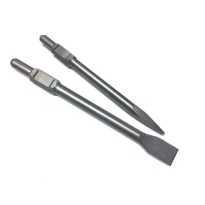 Imagen de WERHE Profesional SDS Hex cincel Set 30 35 x 410 mm frío puntiagudo socket plano ancho para demolición martillo