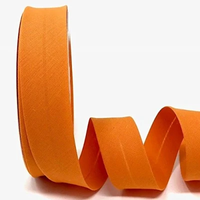 Imagen de Byetsa Cinta al bies para encuadernación (30 mm, polialgodón, 25 m), color naranja