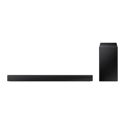 Imagen de Barra de Sonido Samsung HW C450/ZF, Bluetooth, Subwoofer inalámbrico incluido, Inteligente Lite, Modo Juego, Negro