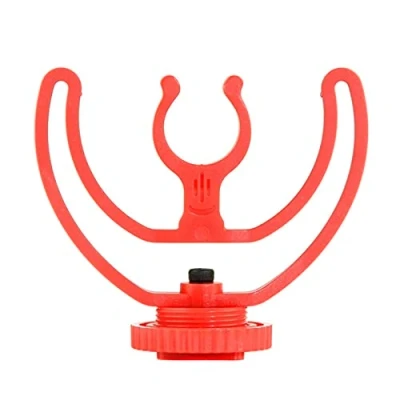 Imagen de Nuevo montaje de choque caliente con Rycote Lyre soporte para Rode VideoMicro VideoMic Me micrófono soportes mini escopeta