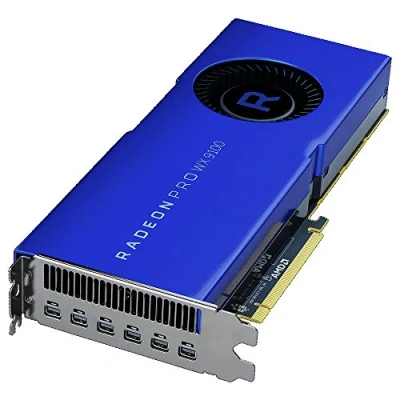 Imagen de AMD 100 505957 Tarjeta gráfica (Radeon Pro WX 9100, 16 GB, Memoria de Alto Ancho Banda Segunda generación (HBM2), 2048 bit, 945 MHz, 7680 x 4320 Pixeles)