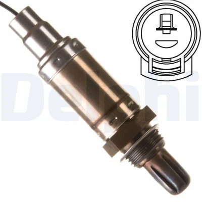 Imagen de DELPHI ES10226 12B1 Sonda lambda convencional, sin calentamiento VOLVO: 960 I Berlina, TOYOTA: Corolla VII Compact, Starlet III Hatchback