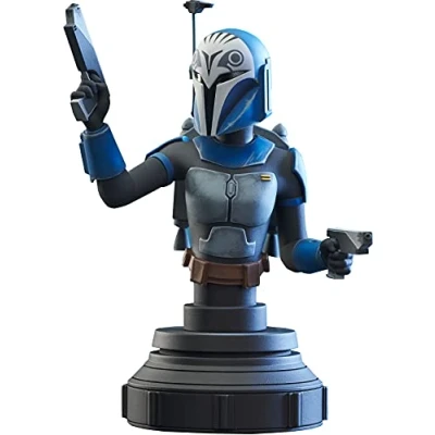 Imagen de Diamond Select Star Wars: Las Guerras Clon: Bo Katan Kryze Bust, Multicolor (Oct212180)