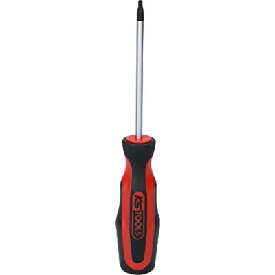 Imagen de KS TOOLS 159.1053 Destornillador TB15 205, 100 con orificio frontal, Torx