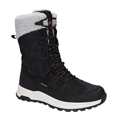 Imagen de Hi Tec Sophia WP Jet Black/Festival Fucsia 5, Botas para Nieve Mujer, 38 EU