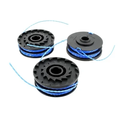 Imagen de RYOBI Juego de 3 Carretes Hilo Ø1,65mm, L3,1m para Desbrozadoras y Cortabordes Eléctricos Resistente Modelos Compatibles RLT4125, RLT4027, RLT5127, RLT5027, RLT6130, RLT6030 RAC123