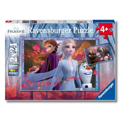 Imagen de Ravensburger puzzle Disney: Frozen 2, 4 Años o Más, Puzles Niños Años, Rompecabezas Niños, Puzzle, Regalo Niño Frozen, 2x24 Piezas, Medida 26x18cm