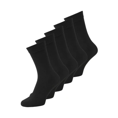 Imagen de Jack &amp; Jones Junior Jacblack JR 5 PACK Calcetines para niños, Talla: 33 37, Black