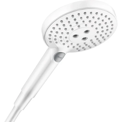 Imagen de Hansgrohe 26531700 Ducha de Mano, Blanco Mate, 3 tipos chorro, economía agua